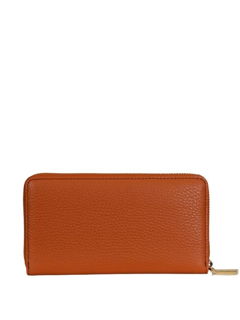 METALLIC SOFT Geldb&ouml;rse aus strukturiertem Leder mit Rei&szlig;verschluss Krabbe - Brieftaschen Damen