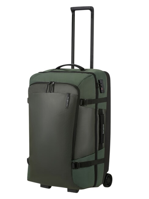 ARMOX Mittelgro&szlig;e Reisetasche, 68 cm, mit Rollen Moos - Halbharte Trolleys