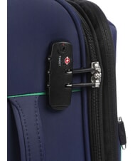 BENETTON COLOR BLOCK Erweiterbarer Handgep&auml;ckwagen Blau - Handgep&auml;ck - 4