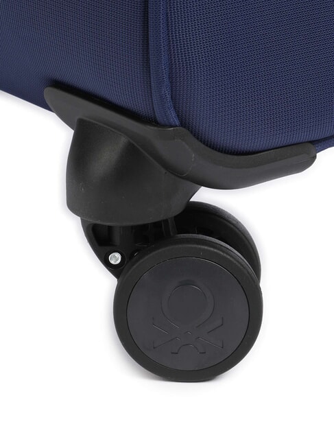 COLOR BLOCK Erweiterbarer Handgep&auml;ckwagen Blau - Handgep&auml;ck