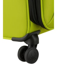 BENETTON By DELSEY COLOR BLOCK Gro&szlig;er, erweiterbarer Trolley blaugr&uuml;n - Halbharte Trolleys - 7