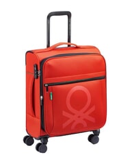 BENETTON COLOR BLOCK Erweiterbarer Handgep&auml;ckwagen ROT - Handgep&auml;ck - 3