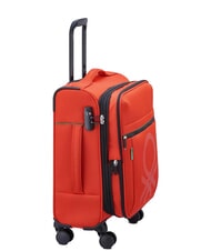 BENETTON By DELSEY COLOR BLOCK Erweiterbarer Handgep&auml;ckwagen ROT - Handgep&auml;ck - 4