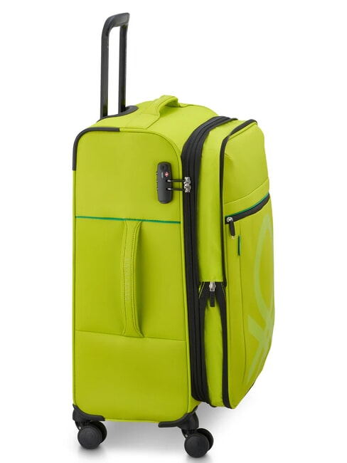 COLOR BLOCK Mittlerer Trolley, ausziehbar blaugr&uuml;n - Halbharte Trolleys