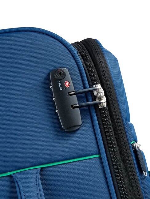 COLOR BLOCK Mittlerer Trolley, ausziehbar Blau - Halbharte Trolleys