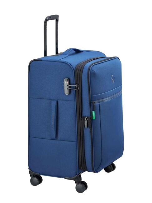 BE Mittlerer Trolley, ausziehbar Blau - Halbharte Trolleys