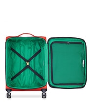 BENETTON By DELSEY COLOR BLOCK Erweiterbare Kabine + Mittlerer + Gro&szlig;er Trolley-Satz ROT - Trolleyset - 3