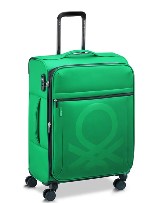 COLOR BLOCK Mittlerer Trolley, ausziehbar Leguan - Halbharte Trolleys