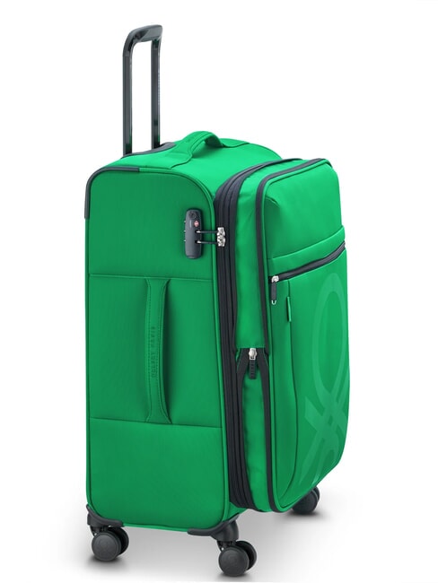 COLOR BLOCK Mittlerer Trolley, ausziehbar Leguan - Halbharte Trolleys