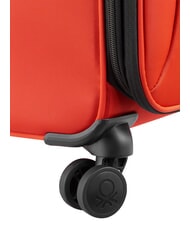 BENETTON By DELSEY COLOR BLOCK Mittlerer Trolley, ausziehbar ROT - Halbharte Trolleys - 7