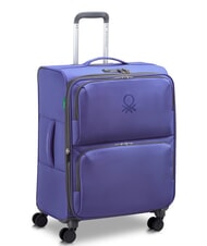 BENETTON UCB SOFT Erweiterbare Kabine + Mittlerer + Gro&szlig;er Trolley-Satz Violett - Trolleyset - 3