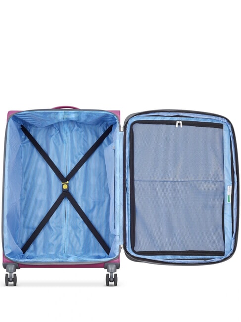 UCB SOFT Gro&szlig;er, erweiterbarer Trolley Pfingstrose - Halbharte Trolleys