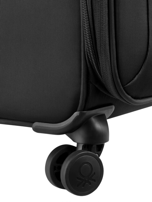 COLOR BLOCK Mittlerer Trolley, ausziehbar Schwarz - Halbharte Trolleys