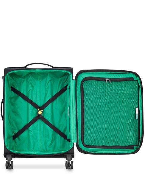 COLOR BLOCK Erweiterbare Kabine + Mittlerer + Gro&szlig;er Trolley-Satz Schwarz - Trolleyset