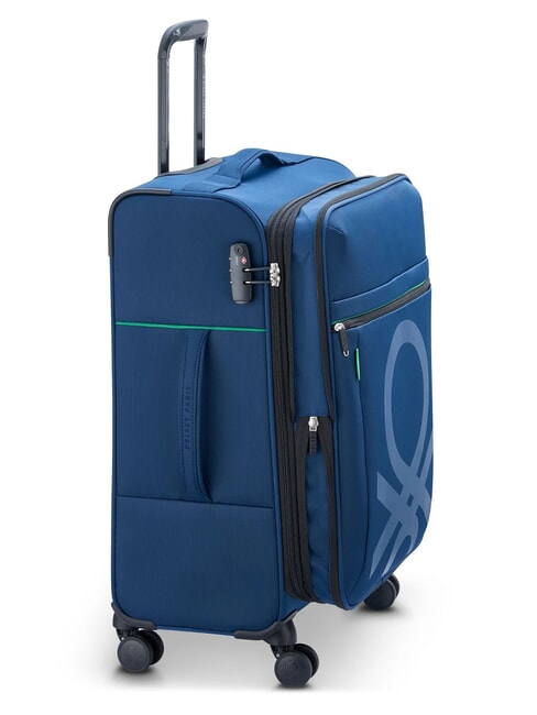COLOR BLOCK Erweiterbare Kabine + Mittlerer + Gro&szlig;er Trolley-Satz Blau - Trolleyset