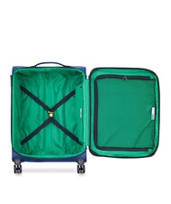 BENETTON By DELSEY COLOR BLOCK Erweiterbare Kabine + Mittlerer + Gro&szlig;er Trolley-Satz Blau - Trolleyset - 4