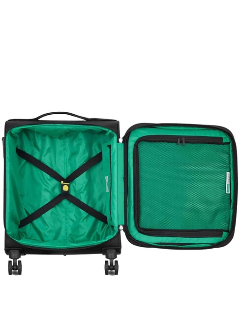 COLOR BLOCK Erweiterbarer Handgep&auml;ckwagen Schwarz - Handgep&auml;ck