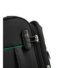 BENETTON COLOR BLOCK Erweiterbarer Handgep&auml;ckwagen Schwarz - Handgep&auml;ck - 5