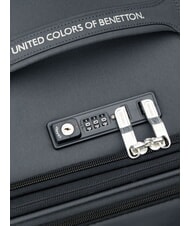 BENETTON UCB SOFT Mittlerer Trolley, ausziehbar Schwarz - Halbharte Trolleys - 5