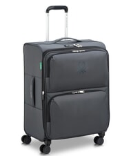 BENETTON UCB SOFT Mittlerer Trolley, ausziehbar Anthrazit - Halbharte Trolleys - 3