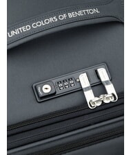 BENETTON UCB SOFT Mittlerer Trolley, ausziehbar Anthrazit - Halbharte Trolleys - 6