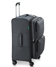 BENETTON UCB SOFT Mittlerer Trolley, ausziehbar Anthrazit - Halbharte Trolleys - 5