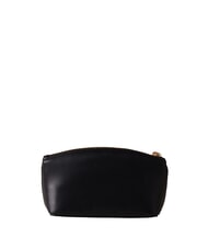 BORBONESE LETTERING Mini-Kulturbeutel aus Leder Schwarz - Etuitaschen &amp; Necessaire - 3