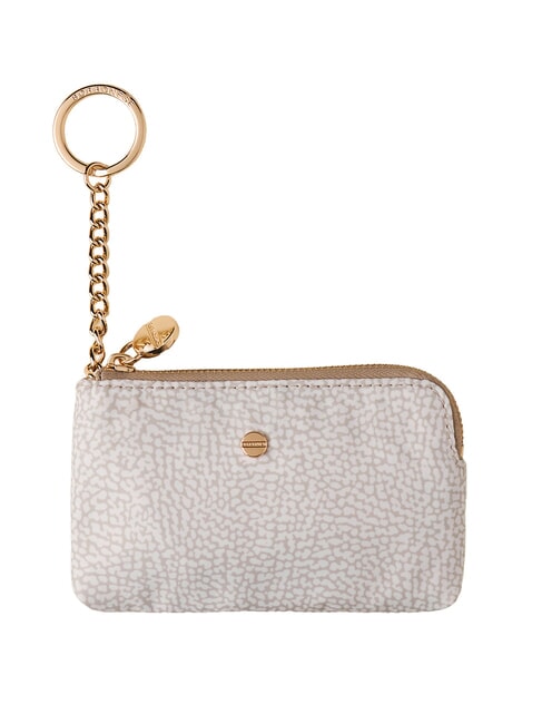 CLASSICA M&uuml;nzetui mit Schl&uuml;sselring wei&szlig;e Baumwolle - Schl&uuml;sselanh&auml;nger und Schl&uuml;sseletuis