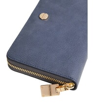 BORBONESE VITE SOFT Rei&szlig;verschluss-Geldb&ouml;rse blauer Lapislazuli - Brieftaschen Damen - 4