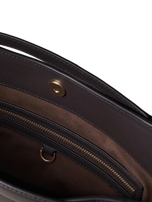 LONDON Python Handtasche mit Schulterriemen braun/ebony - Damentaschen