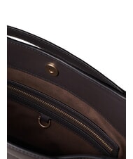 BORBONESE LONDON Python Handtasche mit Schulterriemen braun/ebony - Damentaschen - 5