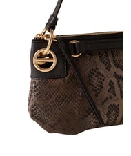 BORBONESE LONDON Schultertasche, Leder braun/ebony - Damentaschen - 4