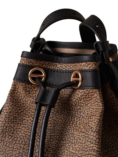 FLIGHT Mini-Beuteltasche natur op / schwarz - Damentaschen