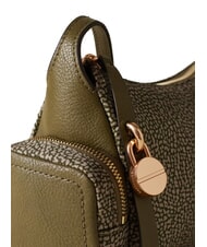 BORBONESE POCHE Mini-Schultertasche Olive - Damentaschen - 4