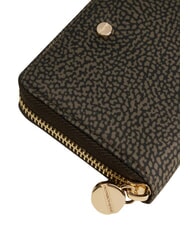 BORBONESE CLASSICA Geldb&ouml;rse mit mittlerem Rei&szlig;verschluss Olive - Brieftaschen Damen - 4