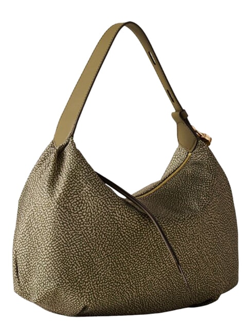 PRIVE Hobo-Schultertasche Olive - Damentaschen
