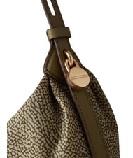 BORBONESE PRIVE Hobo-Schultertasche Olive - Damentaschen - 5
