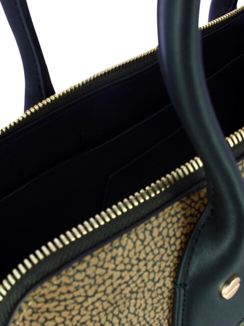 GEMINI Umh&auml;ngetasche natur op / schwarz - Damentaschen