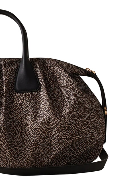 VIS-A-VIS Maxi-Handtasche mit Schulterriemen OP / NATUR / SCHWARZ - Damentaschen