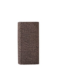 BORBONESE CLASSICA Gro&szlig;e Geldb&ouml;rse mit &Uuml;berschlag OP / NATUR / SCHWARZ - Brieftaschen Damen - 2