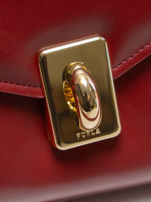 MERIDIANA  Ledertasche Rubin - Damentaschen