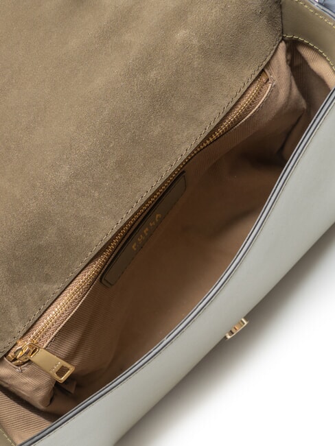 CAMPIONARIO - RIVA Schultertasche, Leder cloud+sage - Damentaschen