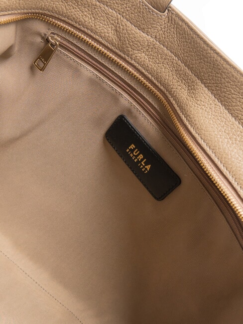 SFERA  Leder-Einkaufstasche grau - Damentaschen