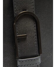 FURLA CAMPIONARIO - FLOW Schultertasche aus Leder Schwarz - Damentaschen - 4