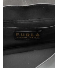 FURLA CAMPIONARIO - FLOW Schultertasche aus Leder Schwarz - Damentaschen - 5