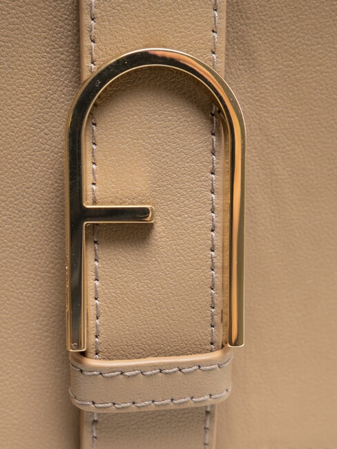 FLOW Handtasche mit Schulterriemen grau - Damentaschen