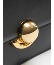 FURLA SFERA  Kleine Schultertasche aus Leder Schwarz - Damentaschen - 3