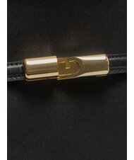 FURLA CAMPIONARIO - GOCCIA  Leder-Einkaufstasche Schwarz - Damentaschen - 3