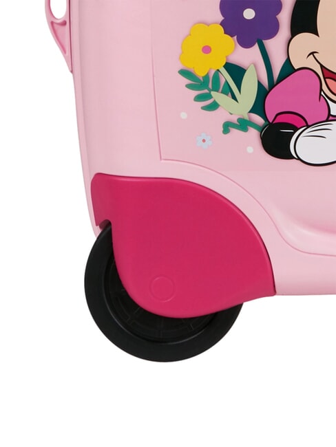 DREAM2GO DISNEY Aufsitzbarer Kindertrolley Minnie Flower Power - Handgep&auml;ck