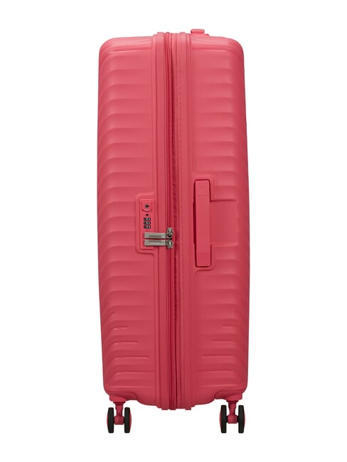 DIABLAST Mittelgro&szlig;er Trolley, erweiterbar, mit TSA-Schloss rosa Glitch - Harte Trolleys